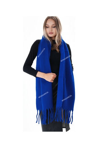 Ritagarcia Premium Soft Buklet Atkı Saks