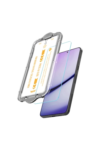 Buff Galaxy Uyumlu S24 Plus Paket - Glass Ekran Koruyucu + Şeffaf Kılıf + Lens Koruyucu