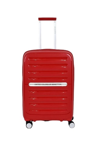 Benetton Trolley 50 Cm Kırmızı Uniseks Valiz - 14bnt1000-03-kr Siyah