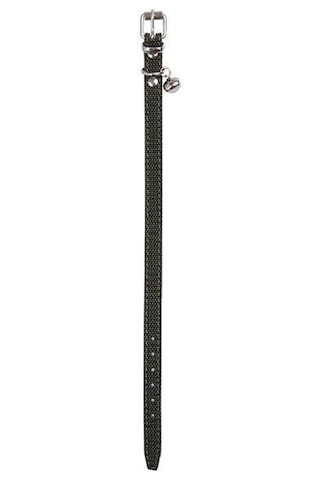 Haki Yeşil Deri Kedi Köpek Boyun Tasması 30 Cm-18519 Çok Renkli