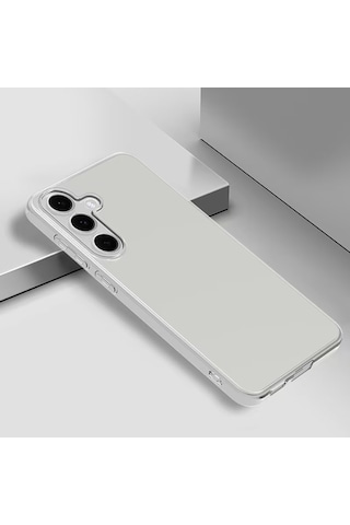 Subutu Galaxy S25 Fe Kılıf Sbt Süper Silikon Kapak - Şeffaf Şeffaf
