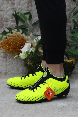 Kinetix Touch Ag Sarı Siyah Çim Saha Halı Saha Krampon Futbol Ayakkabı 001