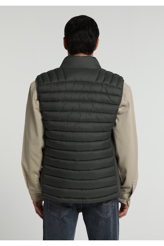 Colin's Colins Slim Fit Dik Yaka Fermuarlı Astarlı Erkek Yeşil Yelek Cl1082936 Q1.v1 Lkh Açık Haki