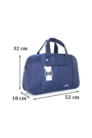 Case Club Orta Boy Seyahat Ve Spor Çantası Omuz Askılı Lacivert