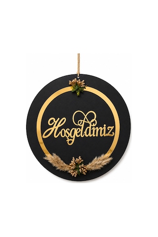 Pey Aksesuar Kapı Süsü Gold Hediyelik Ürünler Gold Siyah