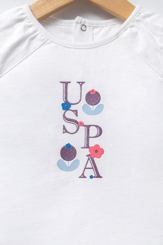 U.S. Polo Assn. Kız Bebek Beyaz Takım Usb2410-c-v1 Beyaz