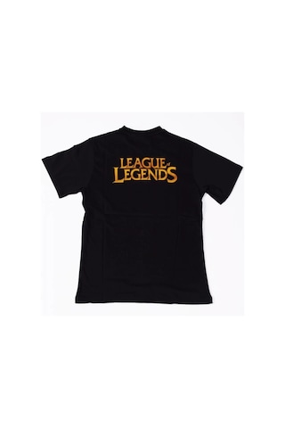 League Of Legends No:1 Tişört Siyah Çok Renkli