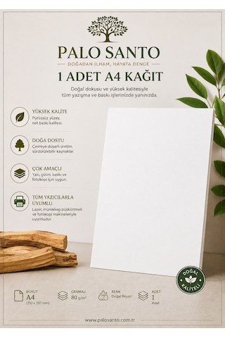 A4 Kağıt 1 Adet