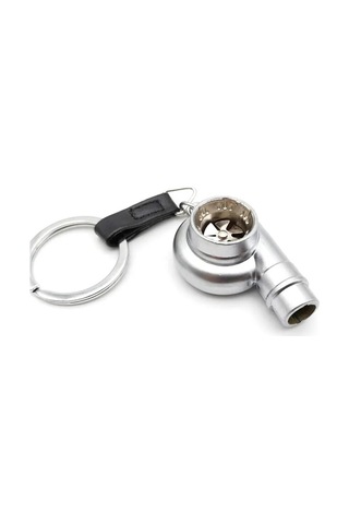 Schulzz Ultra Realistik Dönen Turbo Salyangozu Metal Anahtarlık