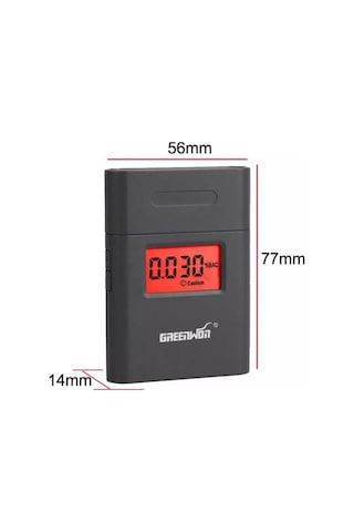 Dijital Alkol Metre Promil Ölçer Alkol Ölçüm Test Cihazı Dedektör