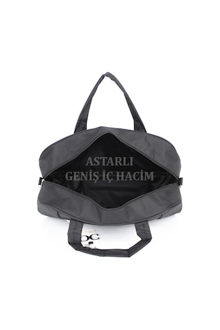Case Club Orta Ve Büyük Boy Seyahat Ve Spor Çantası Omuz Askılı Siyah