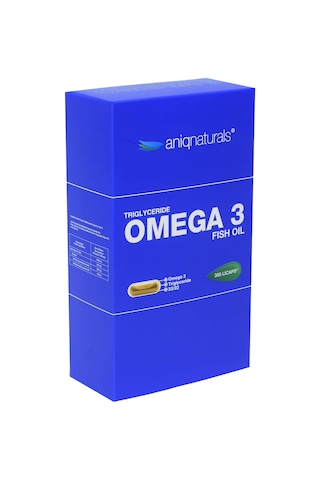 Aniqnaturals Balik Yaği Omega 3 - 300 Licaps - Fransa Dan