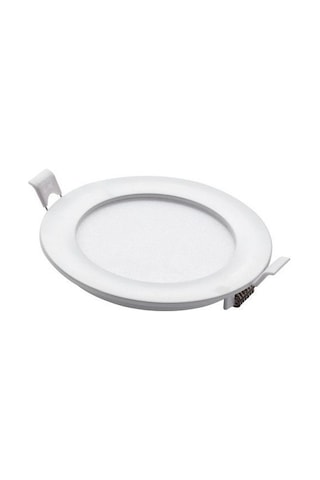 -202 2 Li Set 6w Gömme Led Spot Alüminyum Kasa 3000k Günışığı Slim Yuvarlak Tavan Spotu Beyaz