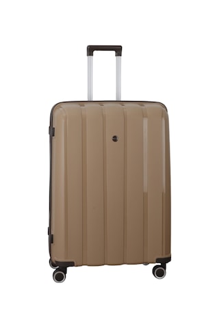 Mçs Polipropilen Valiz V305 75 Cm Şampanya /acı Kahve