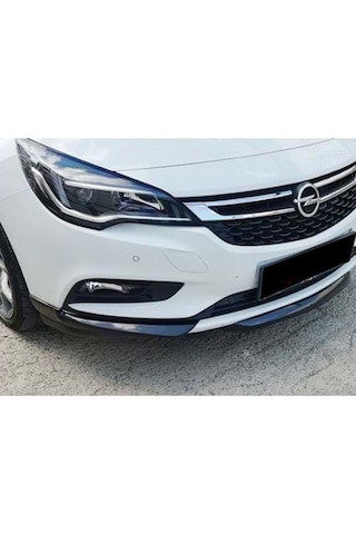 Opel Astra K Twin Ön Flap Ön Tampon Flap 2015+ P Black , Abs Plastik