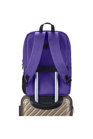 Classone 15,60'' Uyumlu W303 Mila Serisi Lenovo,hp,asus,monster,macbook,macair Uyumlu Laptop,notebook Sırt Çantası - Mor