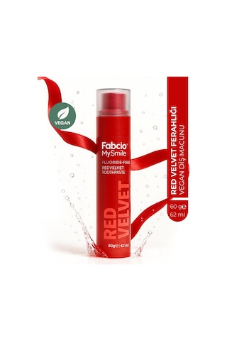 Fabcio Mysmile Florürsüz Diş Macunu Red Velvet Ferahlığı Tam Koruma