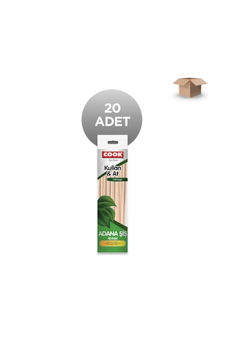 Cook Toptan Adana Şiş 40'lı - Koli İçi 20'li Cook Toptan Adana Şiş 40'lı - Koli İçi 20'li