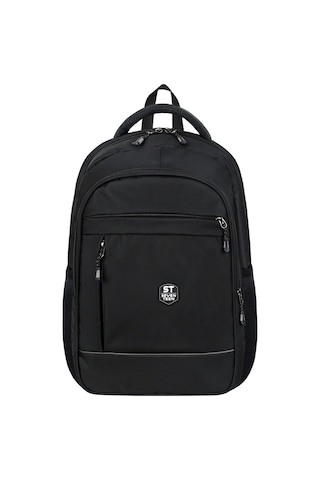 Seventeen Unisex Laptop Bölmeli Suya Dayanıklı 4 Bölmeli Okul, Seyahat Ve Günlük Kullanım Sırt Çantası 4905 Siyah-gri SİYAH-GRİ