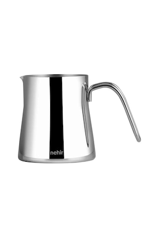 Nehir Maxi 1200 Ml Çelik Sütlük Gümüş