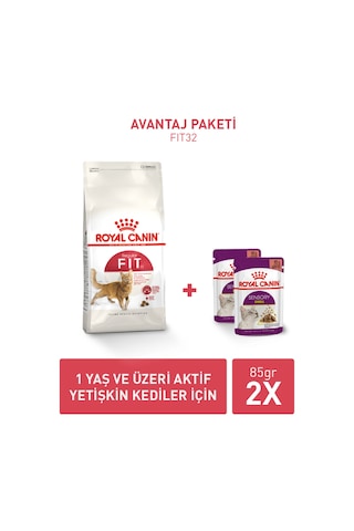 Fit32 2 Kg + Sensory Smell Gravy 85g 2 Adet Hediye