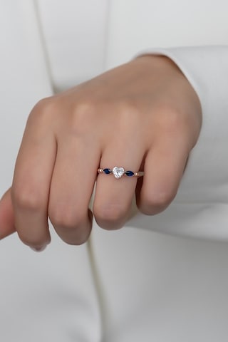 Gümüş Prenses Yüzük Rose Gold Kaplama 925 Ayar Gümüş Rose Gold (511780205)