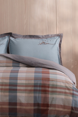 Puffy Haus Çift Kişilik Ranforce Nevresim Takımı - Mavi MAVI