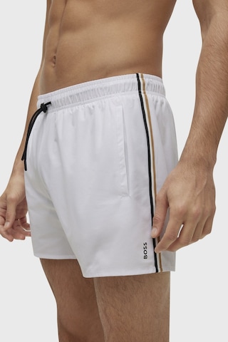 Boss Erkek Mayo Short 50491594 100 Beyaz