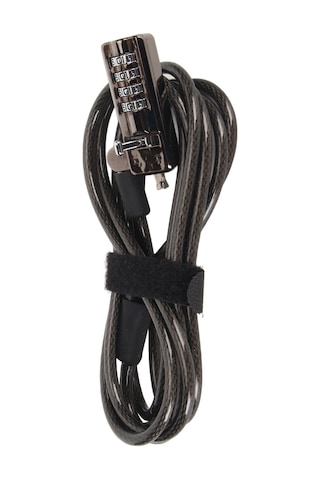 Konesam Dell Ve Diğer Dizüstü Bilgisayarlar İçin Pvc Kablolu 4 Haneli Şifreli Antivandal Güvenlik Kilit, 3 5mm Kucuk Kilitleme Deligi İle