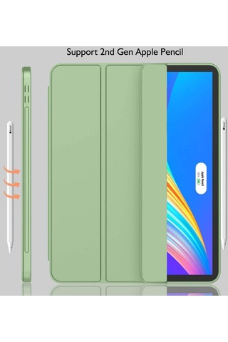 Apple Uyumlu iPad Pro 11 3. Nesil 2021 Kılıf Kalem Bölmeli Smart Case A2