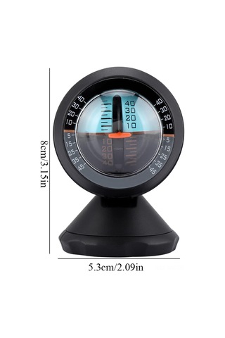 Ximistore9 Araç Yokuş Ölçerü - Yüksek Hassasiyetli 360 Döner Açı Göstergesi, Otomobil Ve Kamyonlar İçin Dürtü Ve Eğim Ölçimi