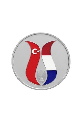 Agakulche Türkiye - Hollanda Dostluğu Gümüş Sikke Coin