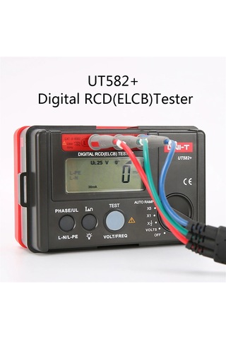 Unı-t Ut-582+ Dijital Kaçak Akım 500ma Kadar Test Cihazı