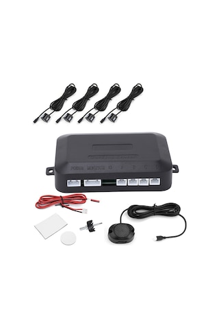 Yaozixa Görünmez Bipli Geri Vurgu Sensörü - 30-150cm Hassas Mesafe Tespiti, Üç Seviye Alarm Sesi, Plastik Konstruksiyon, Otomatik Kendini Test Etme Özelliği