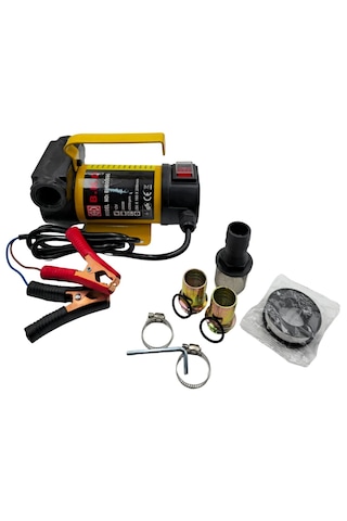 12v Kendinden Emişli Taşınabilir Yakıt/sıvı Yağ Aktarma Mazot Pompası Kod : Bhd00696