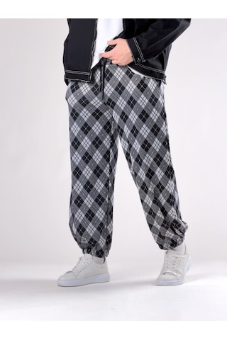 Cocopelli Desenli Gri Erkek Baggy Pantolon Coc2786 Gri