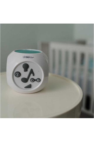 Bblüv Kübe Müzikli Gece Lambası Ve Projektör Beyaz