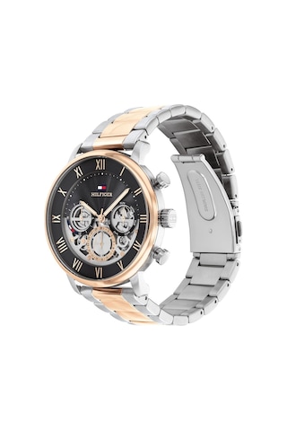 Tommy Hilfiger Th1710570 Quartz Çelik Rose/gri Siyah Kadran 44 Mm Erkek Kol Saati