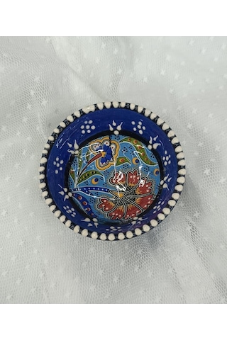 Çini 8 Cm Çerezlik Kase Sosluk Sunumluk Kahvaltılık Çok Renkli