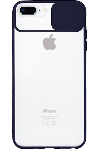 Apple Uyumlu iPhone 6s Plus Kapak Lensi Açılır Kapanır Kamera Korumalı Silikon Kılıf