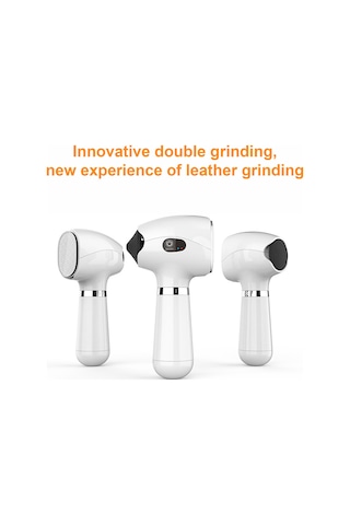 Moveevo Elektrikli Ayak Öğütücü Ayak Nasırı Giderici Çift Başlıklı Otomatik Ayak Törpüsü Nano Cam Bakım Öğütme Diski Ve Kuvars