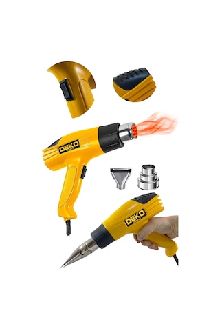 Deko 3700 W Çift Kademeli 900 C° Sıcak Hava Üfleme Tabancası