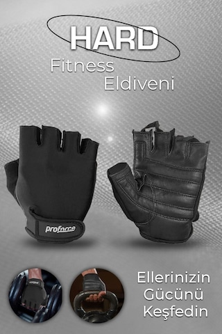 Fitness Body Eldiveni Hard Siyah