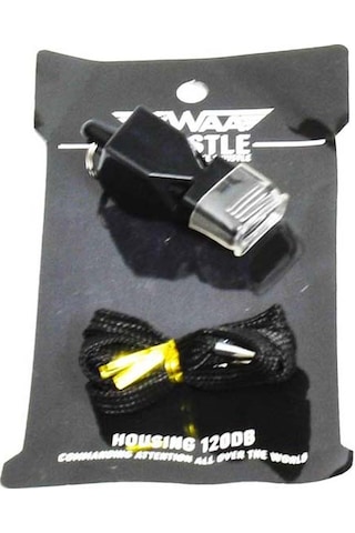 Ciwaa Cwa-964 Silikon Ağızlı Düdük 120 Desibel Siyah Çok Renkli