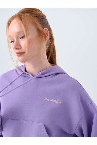 LOFT Regular Fit Kadın Sweatshirt Lf2040179 Q1.v1 Mor