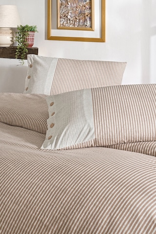 Özdilek Ranforce -natural Line Somon-çift Kişilik Nevresim Takımı Somon