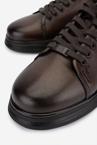 Valmenti Erkek Hakiki Deri Kahverengi Sneakers & Spor Ayakkabı 298 Val-3259-8086 Erk Ayk Sk25-26 Kahve Slvr Alkl Kahverengi