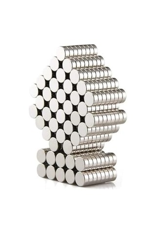 Dünya Magnet 100 Adet 6x1,5 Mm Neodyum Mıknatıs Magnet Yuvarlak