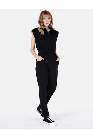 Colins Normal Kesim Siyah Kadın Tulum Cl1067690 Cl1067690 Q1.v1 Blk Siyah