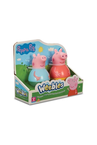 Weebles Peppa Pig 2'li Paket - Peppa Pig ve George Pig